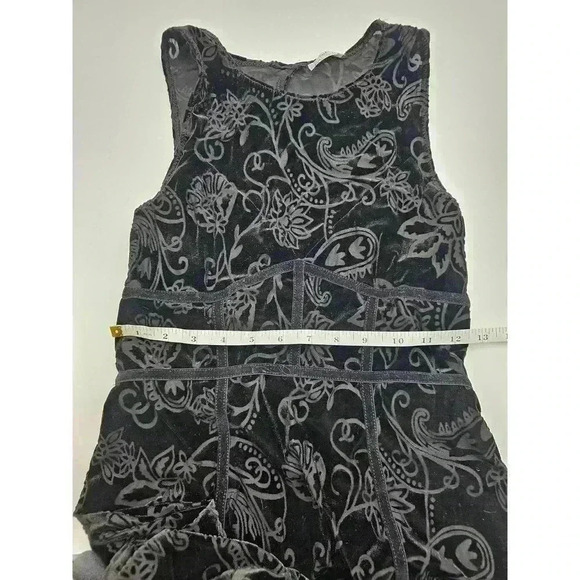 Intimately Free People Women's M Burnout Babe Floral Velvet Mini Bodycon Dress - Picture 5 of 6